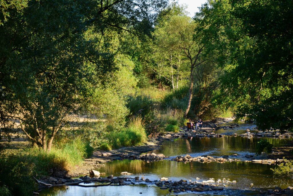 De Our is de grensrivier tussen Luxemburg en Duitsland.