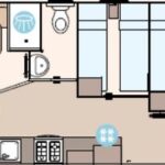 Interior layout of the Mobil Home Coworth – spacious design for a relaxing stay